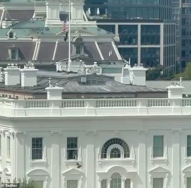 Mystery as viral video shows object being thrown out of White House upper-level window