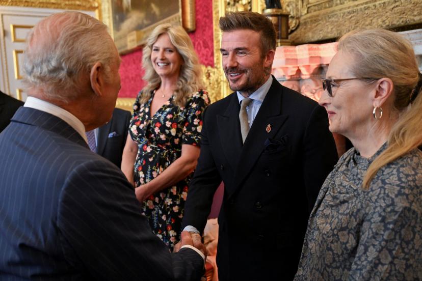 David Beckham anobli par le roi Charles III