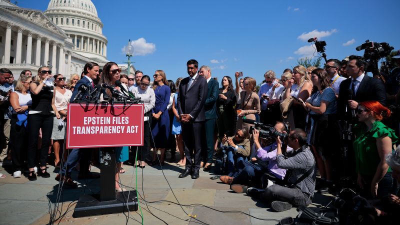 Epstein files push hits a ‘boiling point’ in Congress