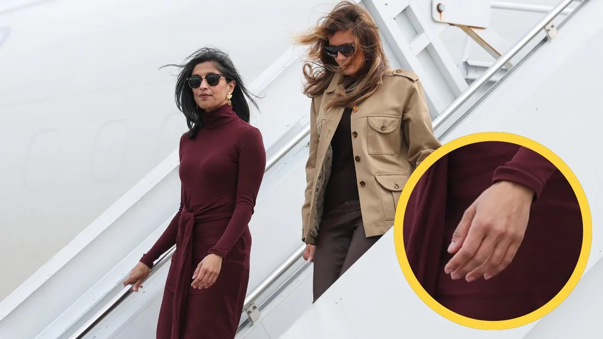 Second Lady Usha Vance without her wedding ring