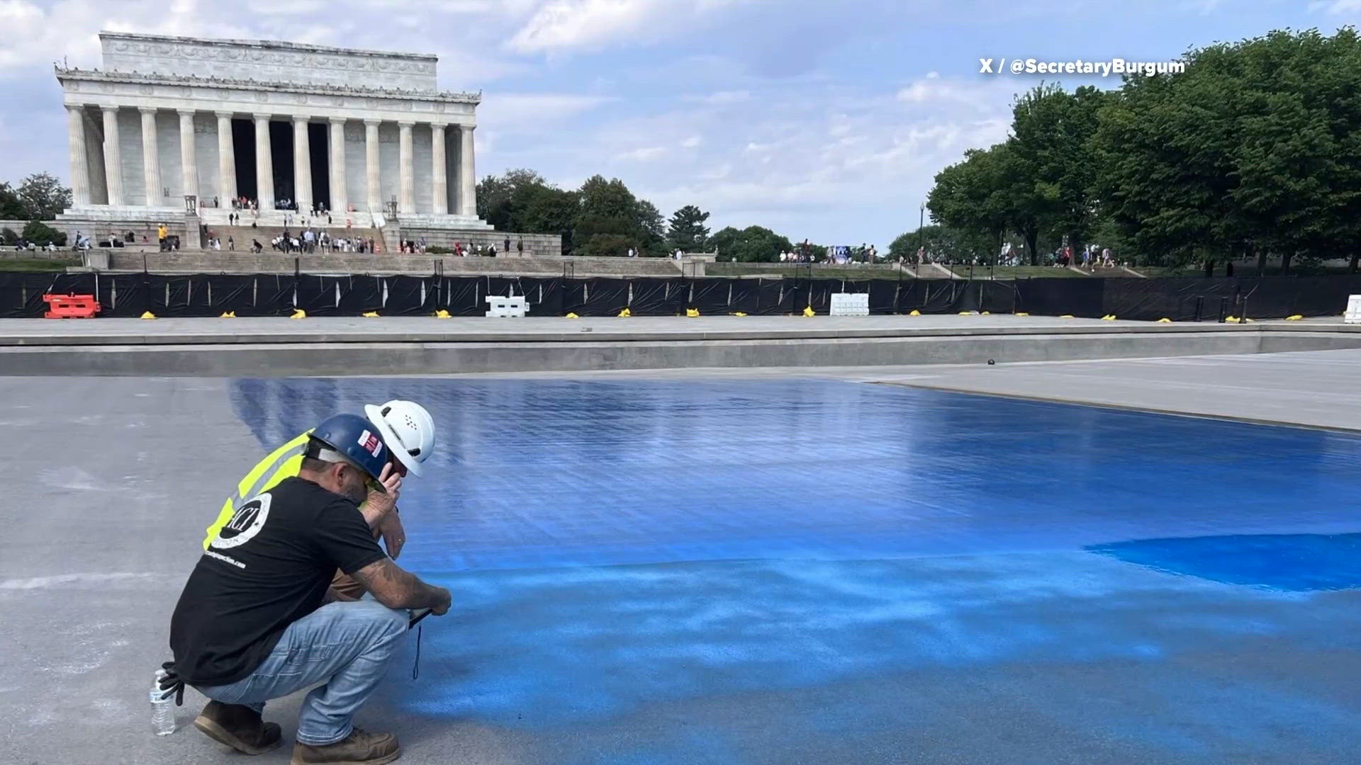 Did Trump’s Contractors Really Fix the Lincoln Memorial Reflecting Pool for $1.9M Instead of $350M?