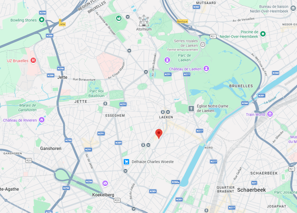 Carte Bruxelles